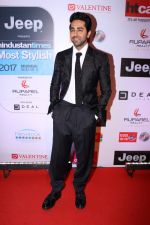 Ayushmann Khurrana at the Red Carpet Of Most Stylish Awards 2017 on 24th March 2017